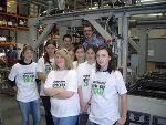 Die Mädchen der HS Stubenberg und HS Pischelsdorf bei der Firma BM-Battery Machines GmbH